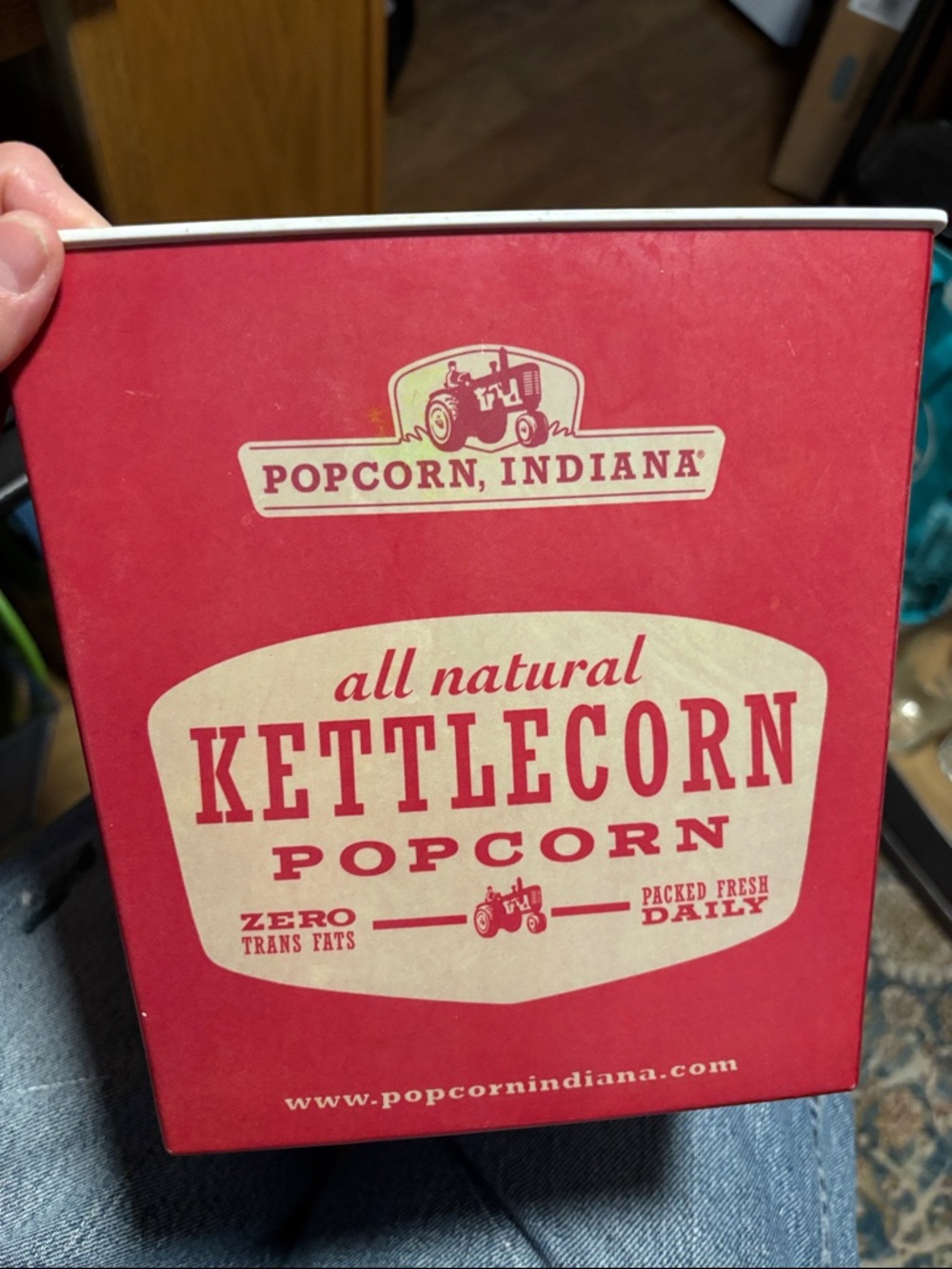 Popcorn, Indiana All Natural Kettlecorn Popcorn Container
